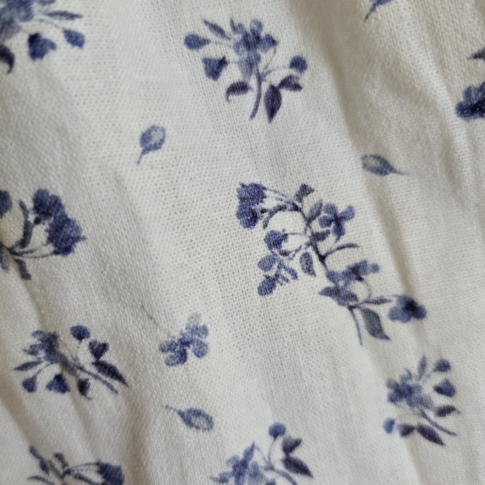 House Of Harlow 1960 Floral Linen Blend Midi Dress - Picture 10 of 12